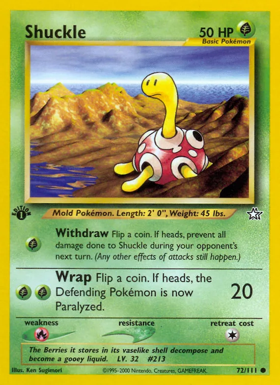 Shuckle #72 – Neo Genesis