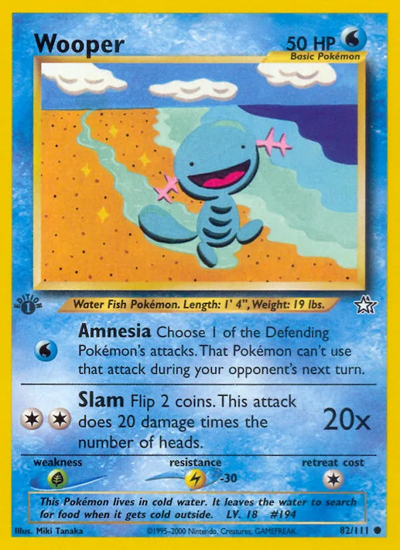 Wooper #82 – Neo Genesis