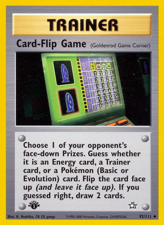 Card-Flip Game #92 – Neo Genesis