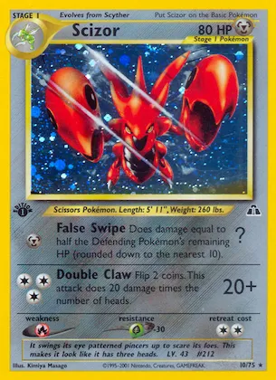 Scizor #10 – Neo Discovery