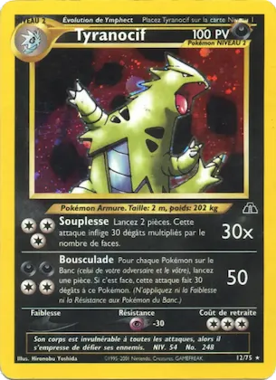 Tyranocif 12 – Neo Discovery
