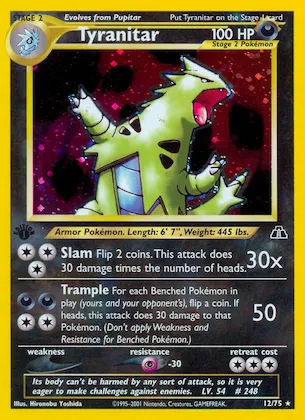 Tyranitar #12 – Neo Discovery