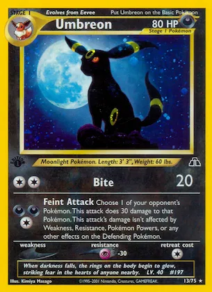 Umbreon #13 – Neo Discovery