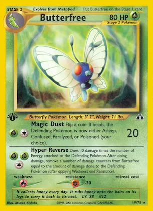 Butterfree #19 – Neo Discovery