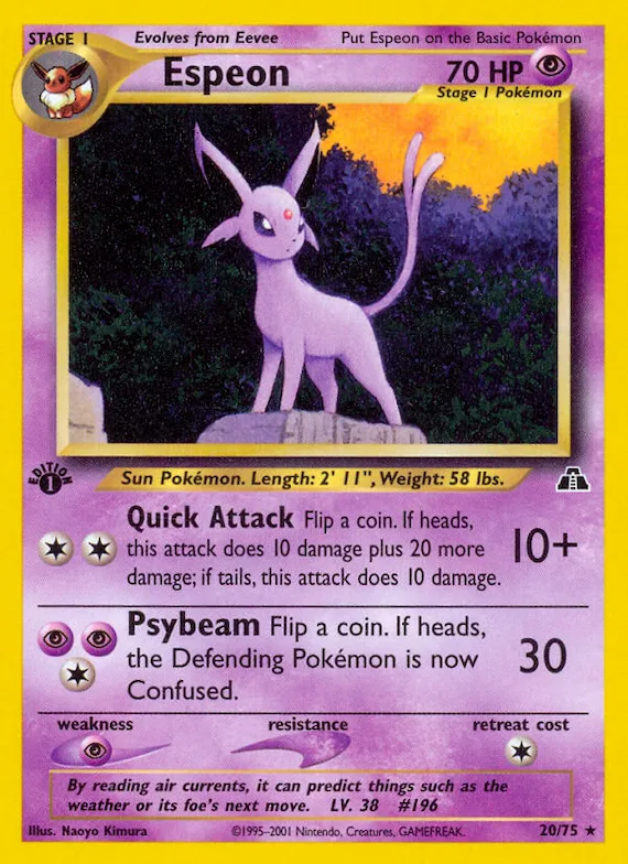 Espeon #20 – Neo Discovery
