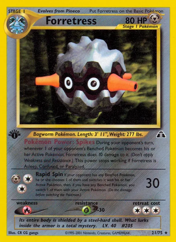 Forretress #21 – Neo Discovery