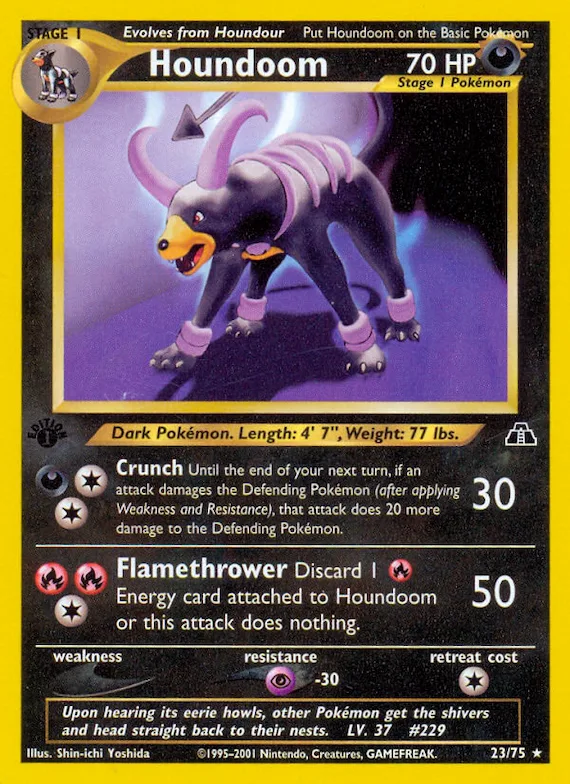 Houndoom #23 – Neo Discovery