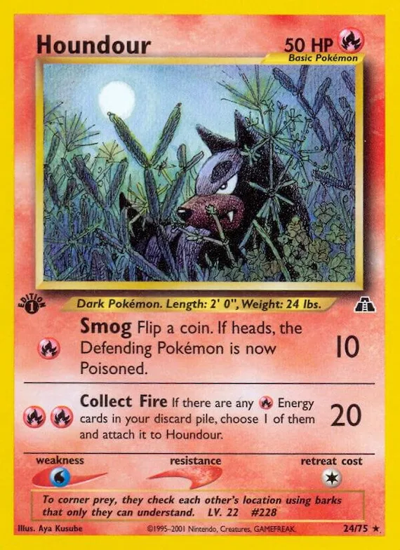 Houndour #24 – Neo Discovery