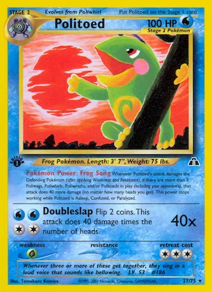 Politoed #27 – Neo Discovery