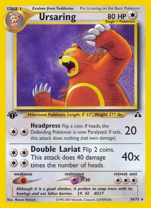 Ursaring Nr. 34 – Neo Discovery