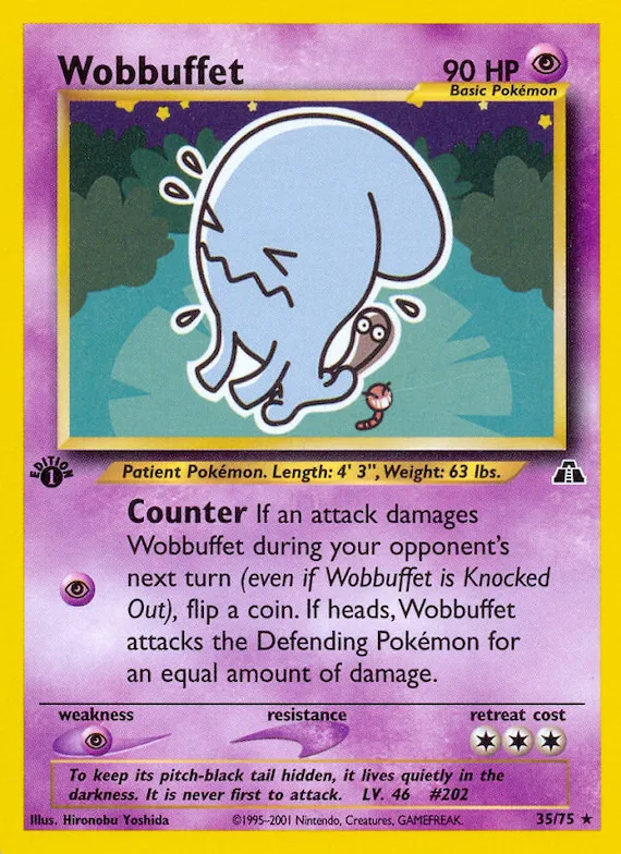 Wobbuffet #35 – Neo Discovery