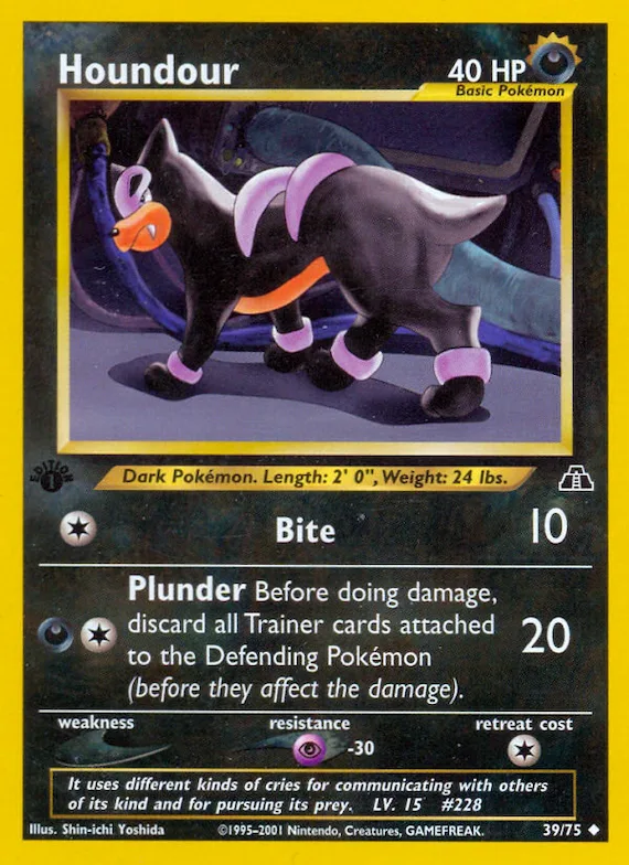 Houndour #39 – Neo Discovery