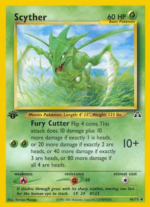 Scyther #46 – Neo Discovery