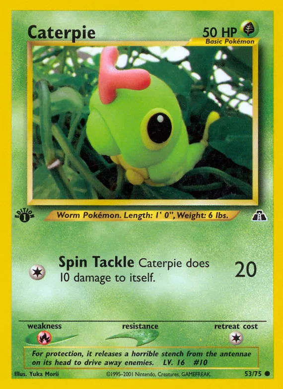 Caterpie #53 – Neo Discovery