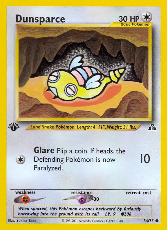 Dunsparce #54 – Neo Discovery