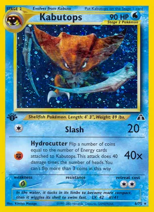 Kabutops #6 – Neo Discovery