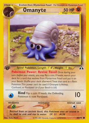Omanyte #60 – Neo Discovery