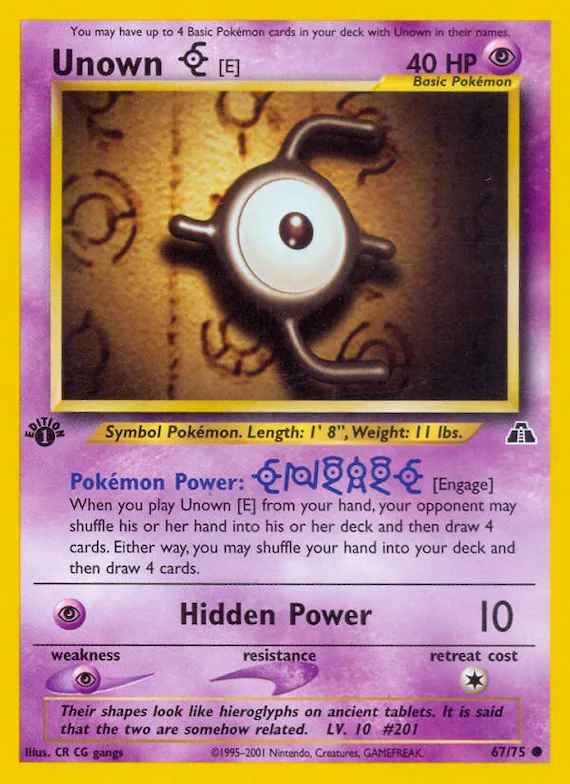 Unown [E] #67 – Neo Discovery
