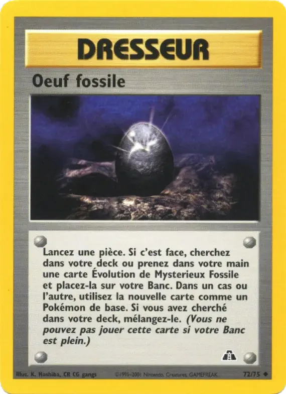 Oeuf fossile 72 – Neo Discovery