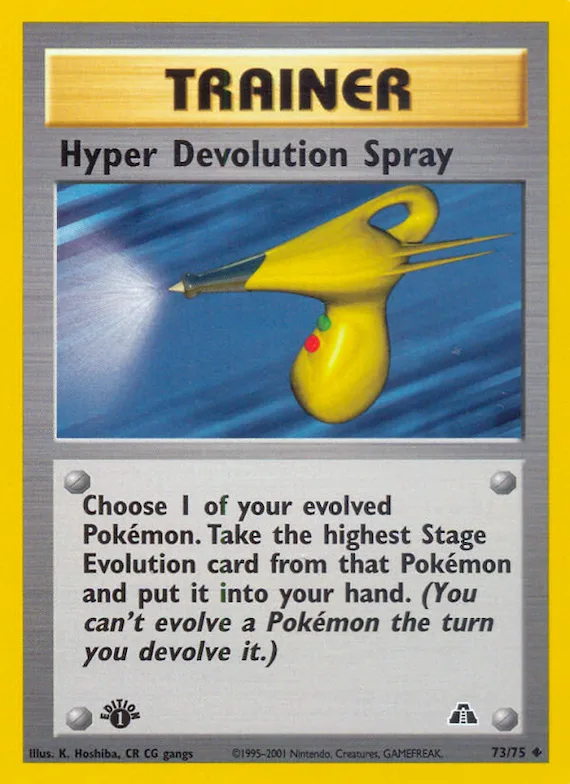 Hyper Devolution Spray #73 – Neo Discovery
