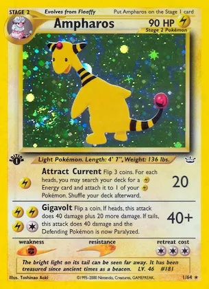 Ampharos #1 – Neo Revelation
