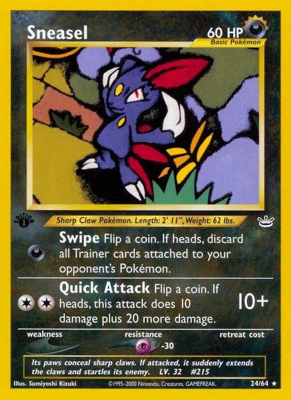 Sneasel #24 – Neo Revelation