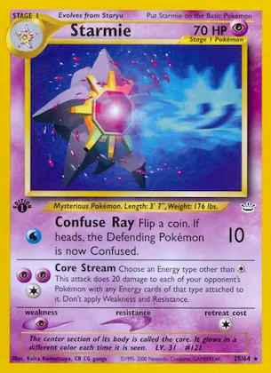 Starmie #25 – Neo Revelation