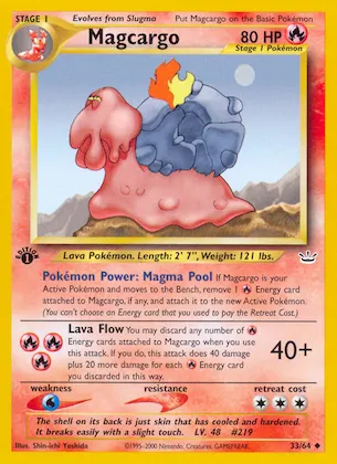 Magcargo #33 – Neo Revelation