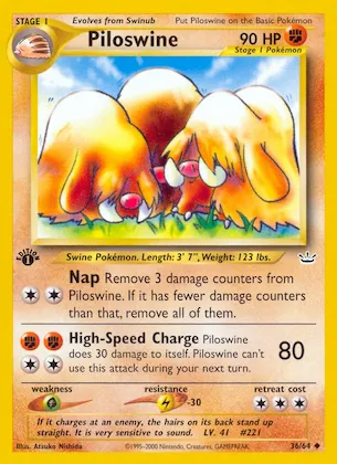Piloswine #36 – Neo Revelation