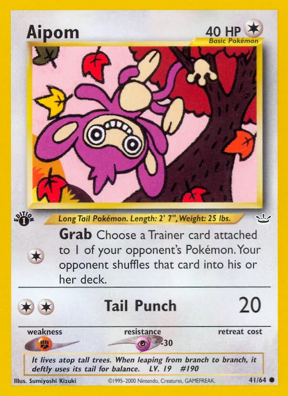 Aipom #41 – Neo Revelation