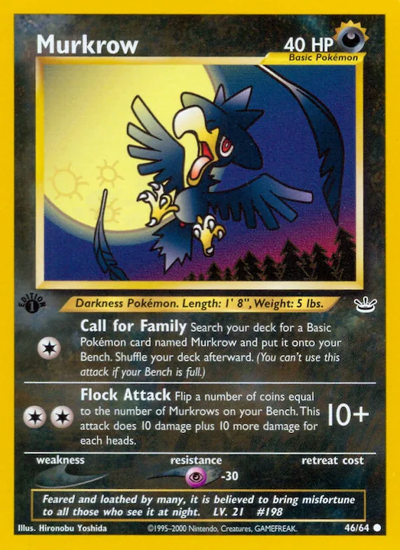 Murkrow #46 – Neo Revelation