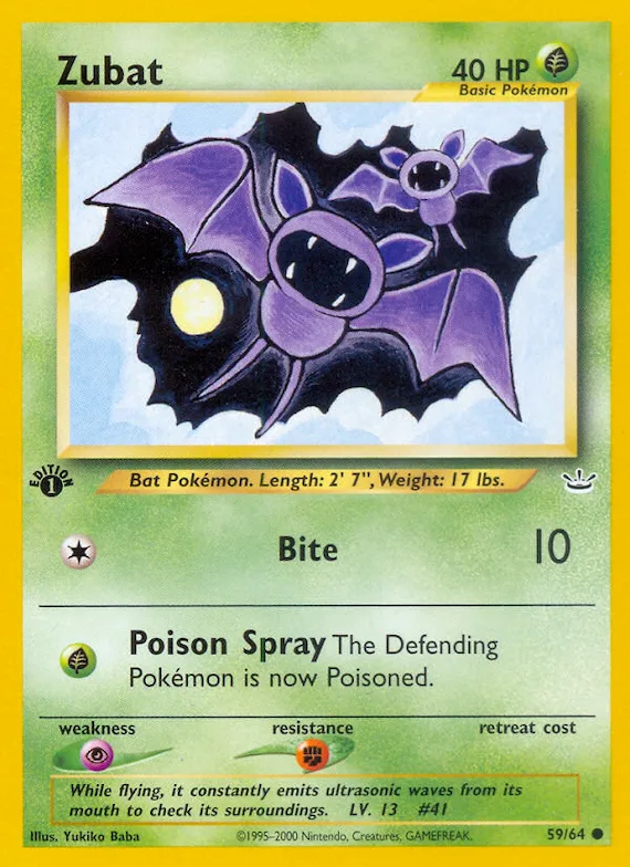 Zubat #59 – Neo Revelation