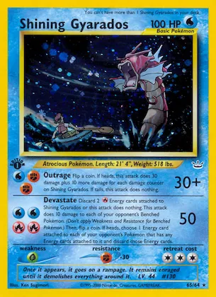 Shining Gyarados #65 – Neo Revelation