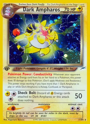 Dark Ampharos #1 – Neo Destiny