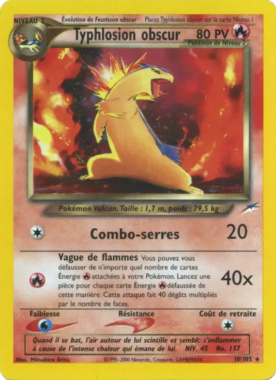 Typhlosion obscur 10 – Neo Destiny