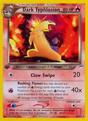 Dark Typhlosion #10 – Neo Destiny