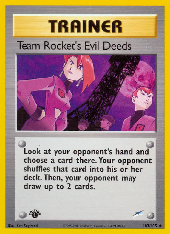 Team Rocket's Evil Deeds #103 – Neo Destiny
