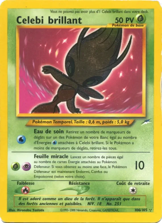 Celebi brillant 106 – Neo Destiny