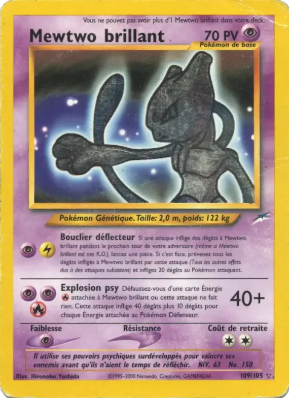 Mewtwo brillant 109 – Neo Destiny