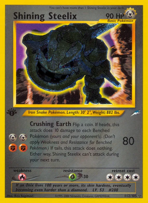 Shining Steelix #112 – Neo Destiny