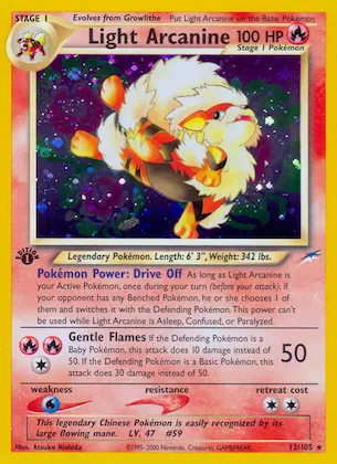 Light Arcanine #12 – Neo Destiny