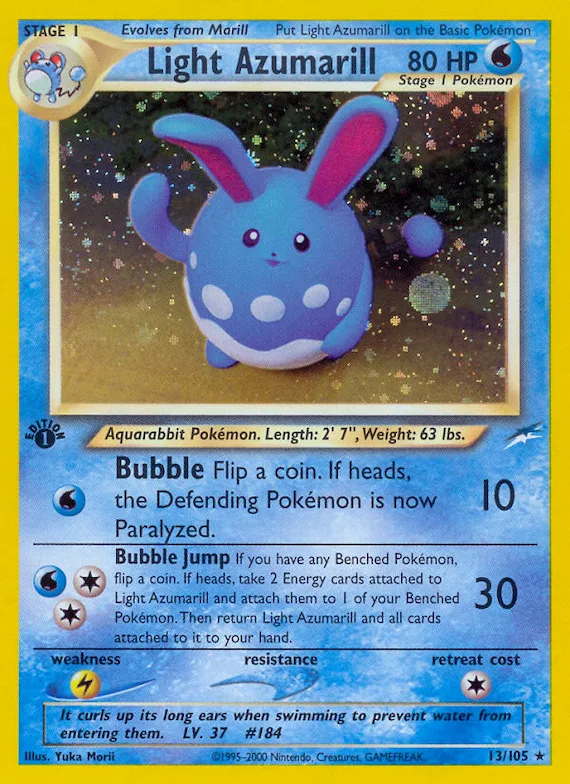 Light Azumarill #13 – Neo Destiny