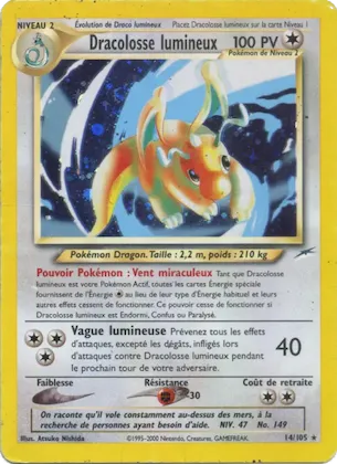 Dracolosse lumineux n° 14 – Neo Destiny