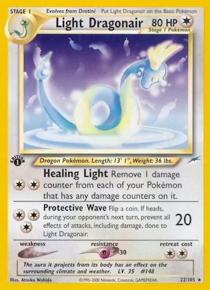 Light Dragonair #22 – Neo Destiny
