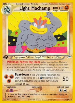 Light Machamp #25 – Neo Destiny