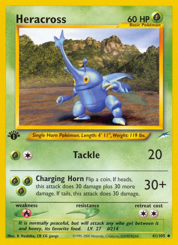 Heracross #41 – Neo Destiny