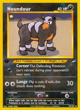 Houndour #43 – Neo Destiny