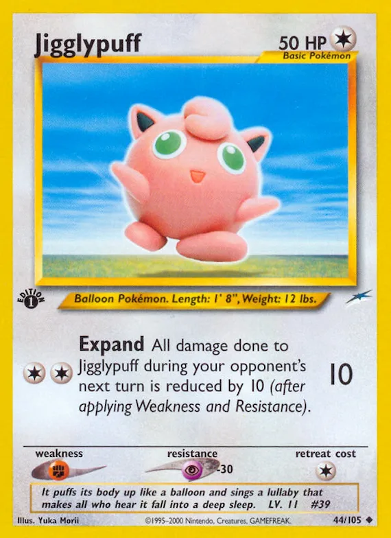 Jigglypuff #44 – Neo Destiny