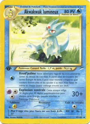Akwakwak lumineux n° 47 – Neo Destiny