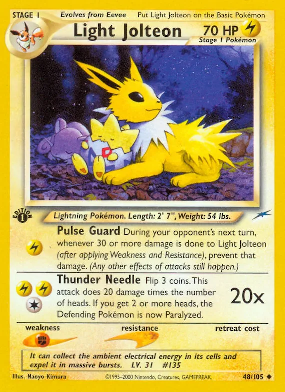 Light Jolteon #48 – Neo Destiny